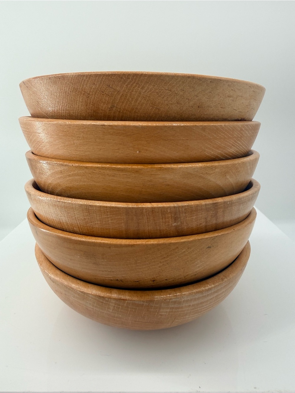 Wooden Serving Bowl Set - Natural Brown